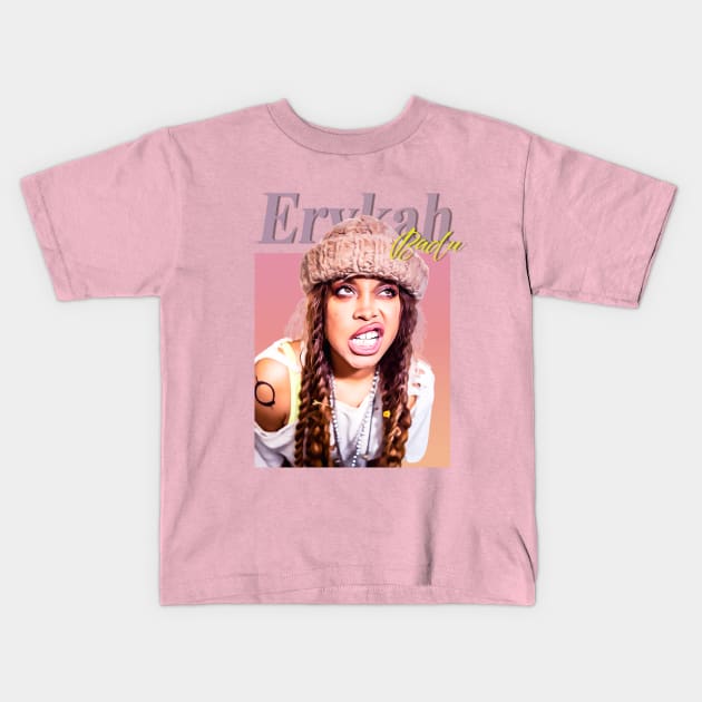 Erykah Badu | Now Breathe Like It Kids T-Shirt by Alaknanda prettywoman